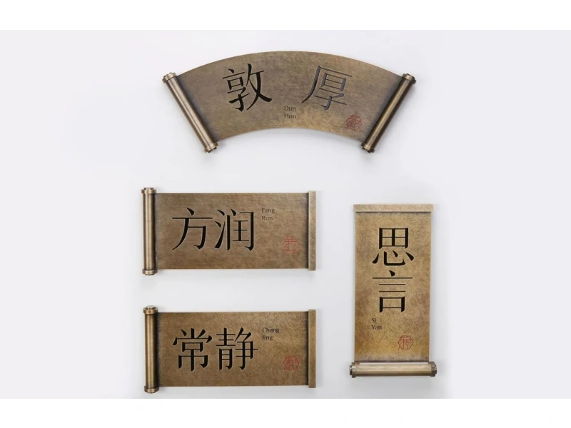 铜/不锈钢浮雕，每件皆是独一无二的艺术品